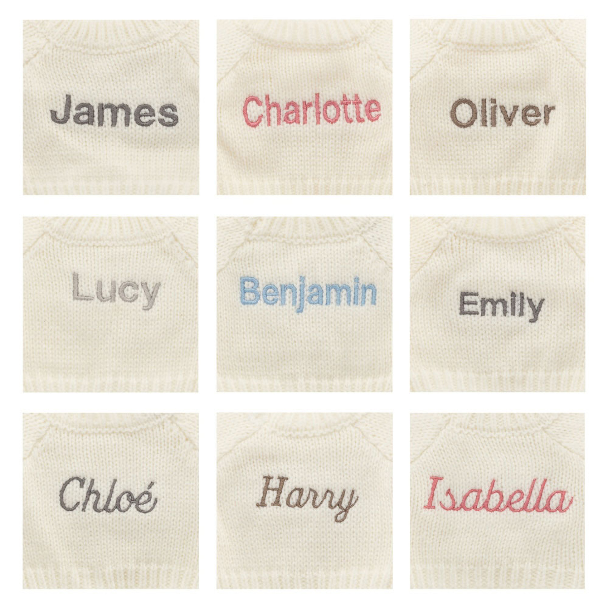 Bashful Pink Bunny with Personalized Cream Jumper - Image 2